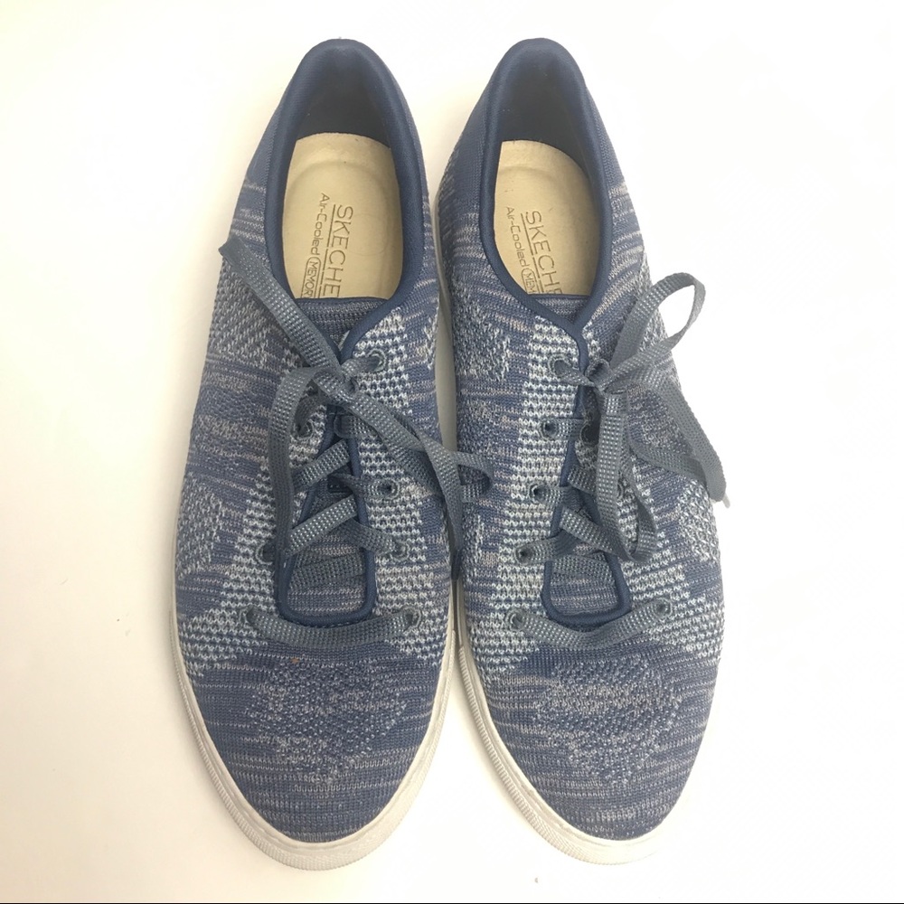 Skechers Air Cooled Memory Foam Lace Up Shoes